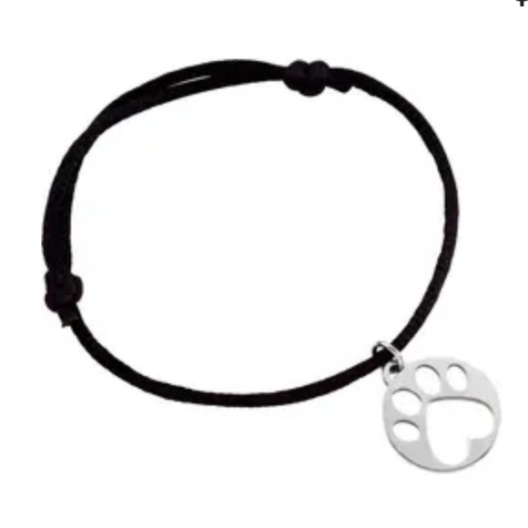 Jewelry - Cause for Paws- Bracelet w/ Silver Paw Print Charm